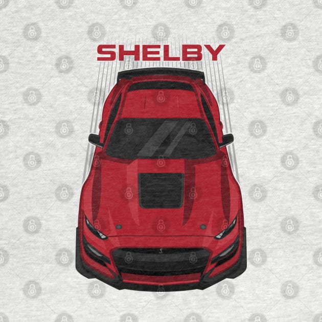 Ford Mustang Shelby GT500 2020-2021 - Rapid Red by V8social